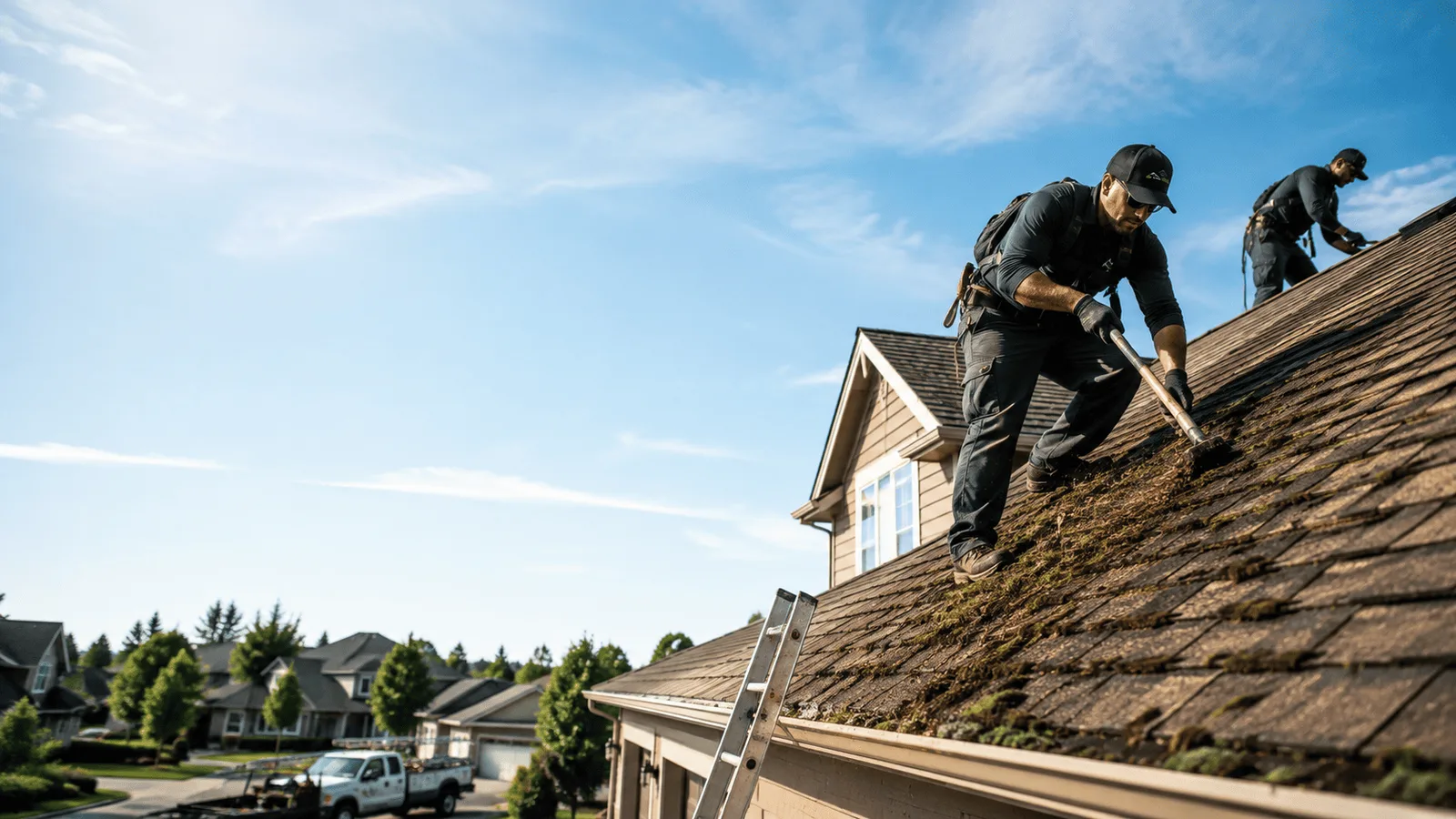Roof Moss Removal in Ashland, OH near me